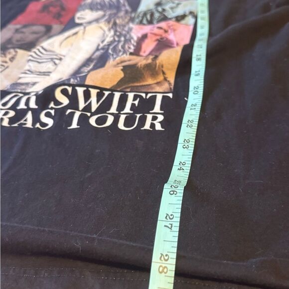 UNOFFICIAL- Taylor Swift The Eras Tour Graphic black Tee Women xl Canvas - Picture 7 of 7